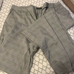 Eloquii plaid wide leg pants 24w